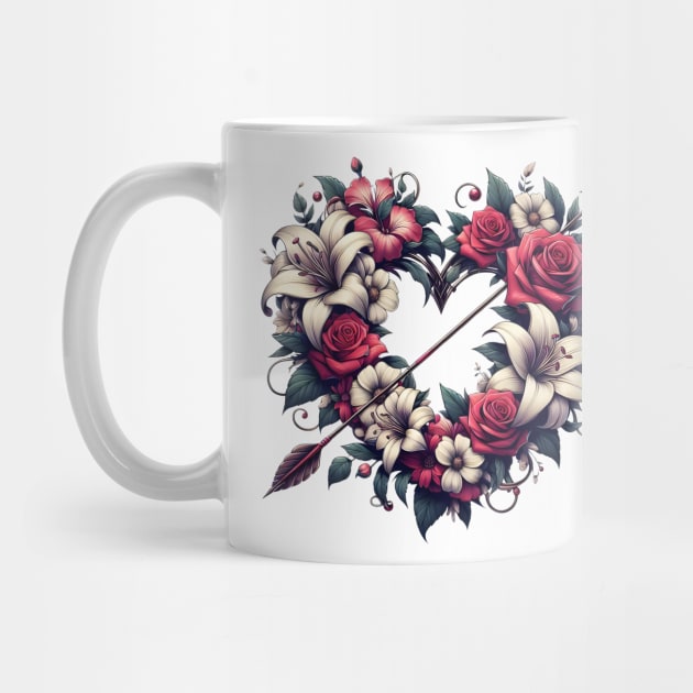 Eternal Bloom - A Symphony of Roses and Lilies by MakerMind8.2